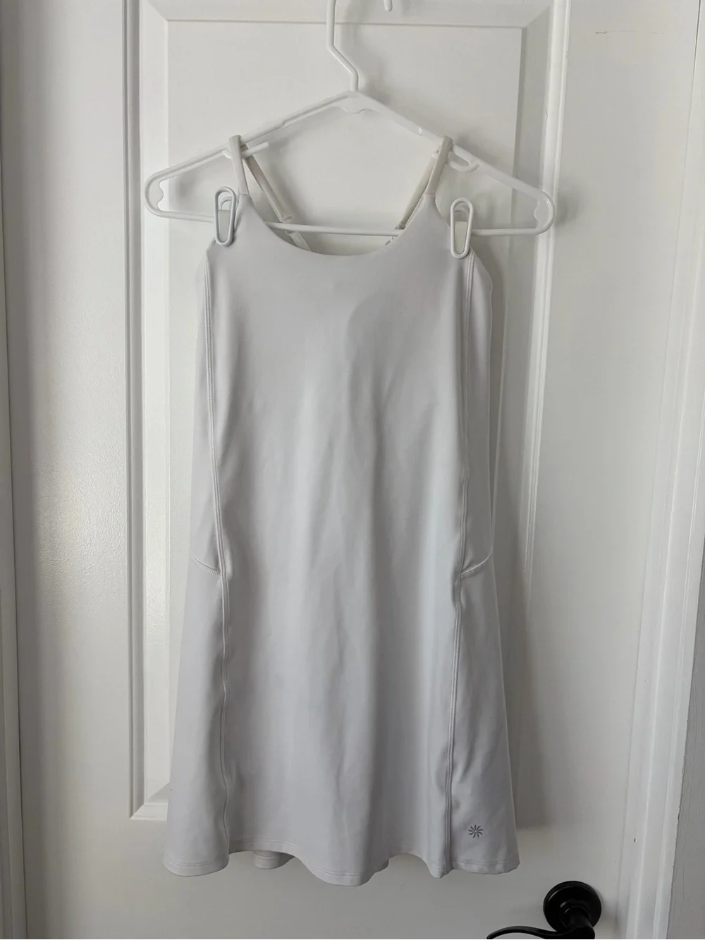 ATHLETA GIRL Athletic dress with built in liner - White Size 14